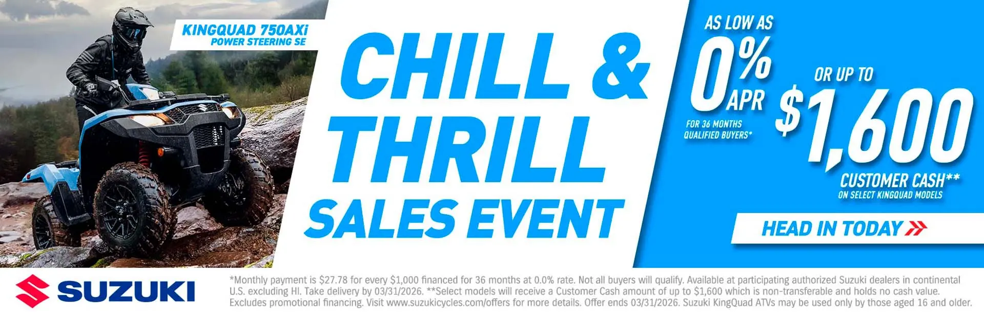 Read more about the article Chill & Thrill Sales Event
