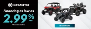 Read more about the article FINANCING AS LOW AS 2.99% APR* ON SELECT MODELS.