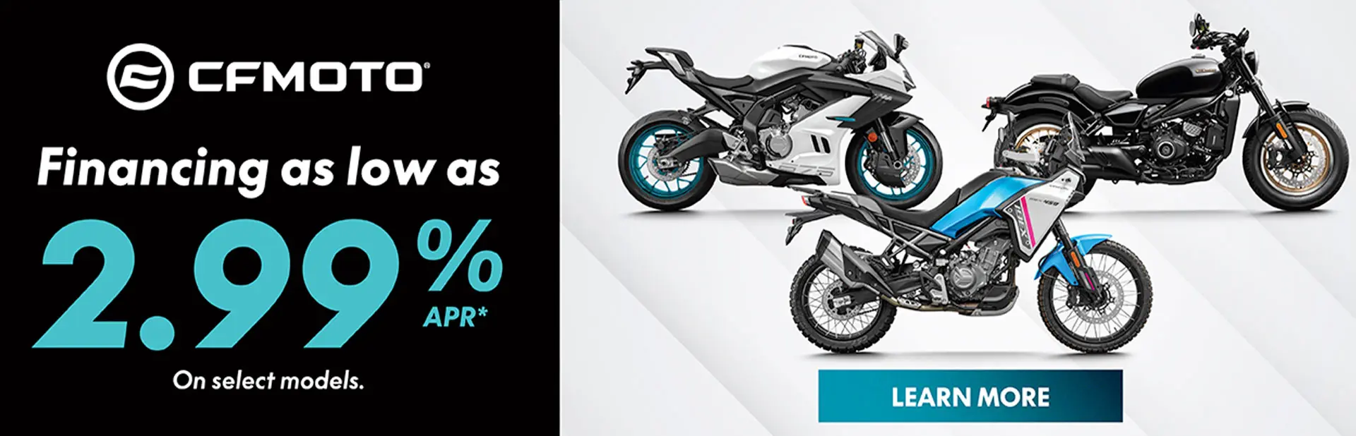 Read more about the article FINANCING AS LOW AS 2.99% APR* ON SELECT MODELS